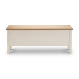 Oakham Premium Westford Storage Bench In Ivory And Oak - thumbnail 7