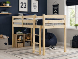 Strictly Beds and Bunks Molly 3Ft Single  Heavy Duty Solid Pine Cabin Bunk Bed - thumbnail 3