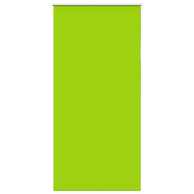 Berkfield Roller Blind Blackout Leaves Green 115X230 Cm Fabric Width 110.7 Cm Polyester - image 1
