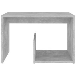 Vidaxl Side Table Concrete Grey 59X36X38 Cm Engineered Wood Side Tables - thumbnail 4