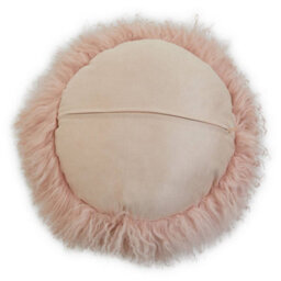 Orsina Bosie Luxury Pink Soft Fur Cushion - thumbnail 3