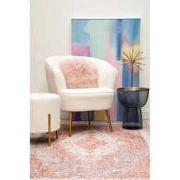 Orsina Bosie Luxury Pink Soft Fur Cushion - thumbnail 7