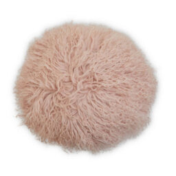 Orsina Bosie Luxury Pink Soft Fur Cushion - thumbnail 2
