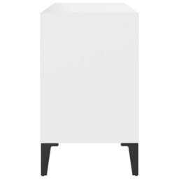 Berkfield Tv Cabinet With Metal Legs White 69.5X30X50 Cm - thumbnail 5