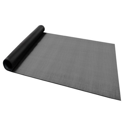 Floordirekt Lucca Vinyl Polyester Kitchen Runner Mat Non Slip Waterproof Uv Resistant Indoor Outdoor Balcony Anthracite 90 X 400 Cm - image 1
