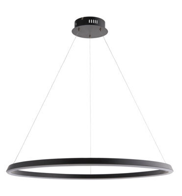 Anson Lighting Wostok Pendant Light Finished In Matt Black And White Silicone - image 1