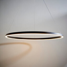 Anson Lighting Wostok Pendant Light Finished In Matt Black And White Silicone - thumbnail 3