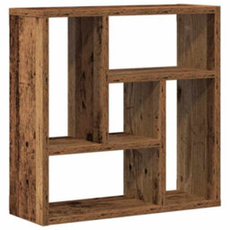 Walplus Wall Shelf Old Wood 45X16X45 Cm Engineered Wood - thumbnail 2