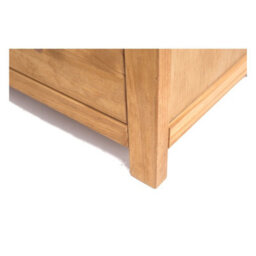 Cabinet Bits Lugo 3 Drawer Desk - Dressing Table Brass Drop Handle - thumbnail 6