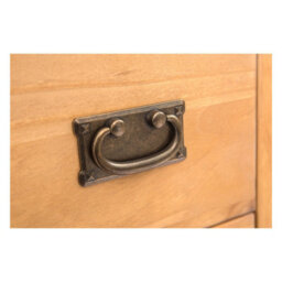 Cabinet Bits Lugo 3 Drawer Desk - Dressing Table Brass Drop Handle - thumbnail 7