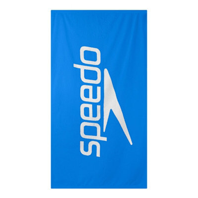Speedo Logo Cotton Towel Blue (One Size) - image 1
