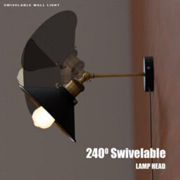 2 Packs Industrial Wall Lights Ceiling Lights E27 Metal Adjustable Retro Indoor For Bedroom Kitchen - thumbnail 3