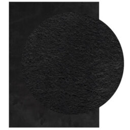 Walplus Rug Huarte Short Pile Soft And Washable Black 160X230 Cm - thumbnail 3