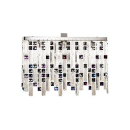 Luminosa Lighting Luminosa Prisma Designer Crystal Wall Light Polished Chrome, 3X G9 - thumbnail 1