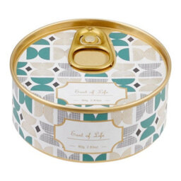 Living And Home Portable Plum Blossom Scented Natural Soy Wax Candle In A Compact Tin - thumbnail 4