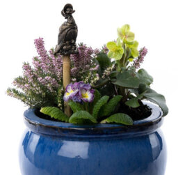 Jardinopia Beatrix Potter Jemima Puddle-Duck Cane Or Stake Topper (Ccbp0003) - L4.5 X W6 X H9.5 Cm