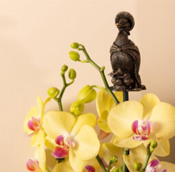 Jardinopia Beatrix Potter Jemima Puddle-Duck Cane Or Stake Topper (Ccbp0003) - L4.5 X W6 X H9.5 Cm - thumbnail 3