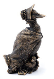 Jardinopia Beatrix Potter Jemima Puddle-Duck Cane Or Stake Topper (Ccbp0003) - L4.5 X W6 X H9.5 Cm - thumbnail 5