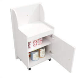 Abrihome Adjustable Kitchen Island With Bar Stools - Sideboard & Cabinet With 6 Drawers, Width 140-70Cm, White/black - thumbnail 6