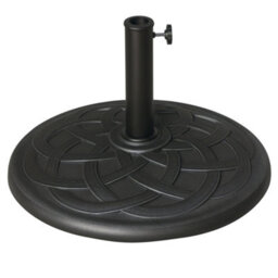 19Kg Outsunny Garden Parasol Base Stand Metal Patio Sun Umbrella Holder Resin - thumbnail 2