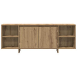 Berkfield Sturdy Tv Cabinet Artisan Oak 130X35X50 Cm Engineered Wood - thumbnail 5