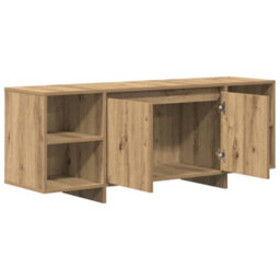 Berkfield Sturdy Tv Cabinet Artisan Oak 130X35X50 Cm Engineered Wood - thumbnail 4