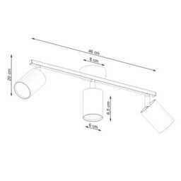 Luminosa Lighting Luminosa Lemmi Ceiling Spotlight Bar Black - thumbnail 5
