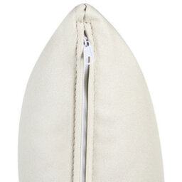 Beliani Left-Hand Chaise Longue Lannils Fabric Off-White - thumbnail 8