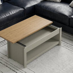 Lassic Vida Designs Arlington Grey Sliding Top With Storage And 1 Shelf Coffee Table - thumbnail 5