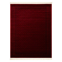 RugsX Orient 2958 Carpet Burgundy Black Frame, Classic, Oriental, With Fringes 150X230 Cm - thumbnail 2