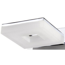 Luminosa Lighting Luminosa Marc Wall Lamp 1 Light 5W Led 3000K Ip44, 450Lm, Polished Chrome/frosted Acrylic - thumbnail 9