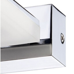 Luminosa Lighting Luminosa Marc Wall Lamp 1 Light 5W Led 3000K Ip44, 450Lm, Polished Chrome/frosted Acrylic - thumbnail 8