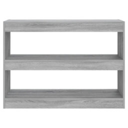 Berkfield Book Cabinet/room Divider Grey Sonoma 100X30X72 Cm - thumbnail 3