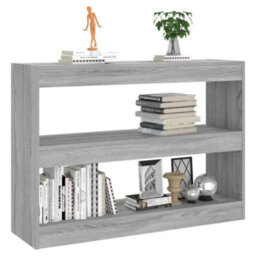 Berkfield Book Cabinet/room Divider Grey Sonoma 100X30X72 Cm - thumbnail 5