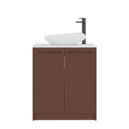 Royal Bathrooms Royal Bathroom Elmore 700mm Terracotta Clay Freestanding Countertop Bathroom Vanity Unit 2 Door With Nova Basin - thumbnail 7