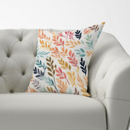 Warren Reed Designer Cat On A Beach Holiday Cushions 60Cm X 60Cm - thumbnail 2