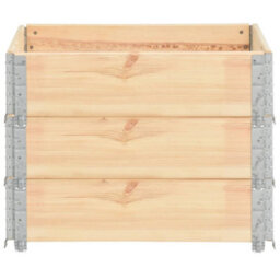 Berkfield Raised Beds 3 Pcs 60X80 Cm Solid Pine Wood (310049) - thumbnail 2