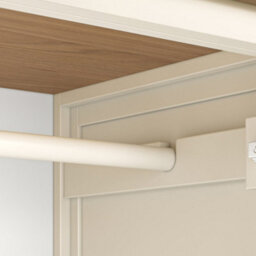 Farro Xl Cream Triple Wardrobe With 2 Drawers - By Roseland Furniture - thumbnail 6