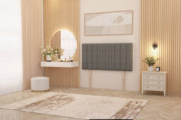 Somnior Beds Somnior Alexas Divan Bed Set With Midnight Pocket Sprung Mattress And Headboard Silver Linen - thumbnail 5