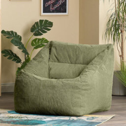 icon Natalia Large Beanbag Corduroy Sage Green