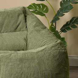 icon Natalia Large Beanbag Corduroy Sage Green - thumbnail 6
