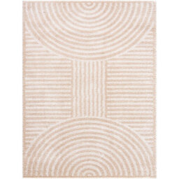 Livabliss Pauline Machine Washable Modern Shaggy Beige Area Rug 120 X 170 Cm - Easy Care, Non Shedding, Ideal For Living Room & Bedroom - thumbnail 1