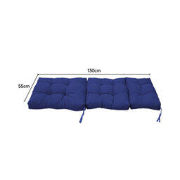 Living And Home Garden Bench Recliner Chair Swing Chair Seat Pad Cushion Sunlounger Cushion For Indoor Outdoor,navy Blue - thumbnail 6
