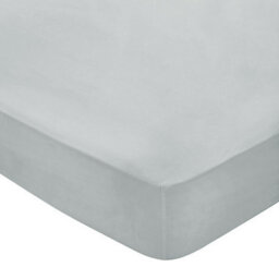 Bedeck Of Belfast 300 Thread Count Fitted Sheet Single Silver