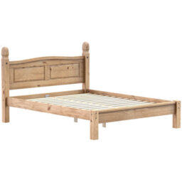 Lassic Vida Designs Corona 5Ft King Size Solid Wood Bed Frame Distressed Waxed Pine, Low Foot End, 200 X 150Cm - thumbnail 8