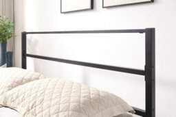 Hartfield Black Metal Small Double Bed Frame 4Ft - thumbnail 5