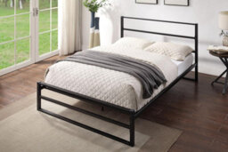 Hartfield Black Metal Small Double Bed Frame 4Ft - thumbnail 4