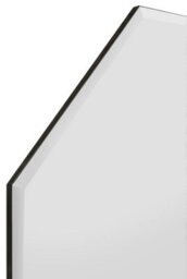"Mirroroutlet Octa - All Glass Modern Bevelled Octagonal Wall Mirror 39"" X 39"" (100 X 100Cm)" - thumbnail 5