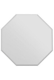 "Mirroroutlet Octa - All Glass Modern Bevelled Octagonal Wall Mirror 39"" X 39"" (100 X 100Cm)" - thumbnail 3