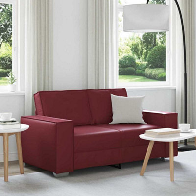 Vidaxl Sofa Chair Wine Red 160 X 78 X 84 Cm Artificial Leather - image 1